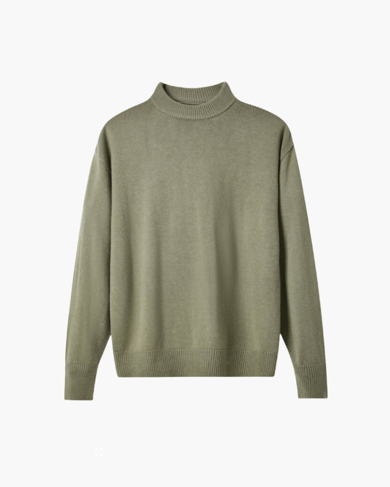 100% Premium Wool Turtleneck - Old Money