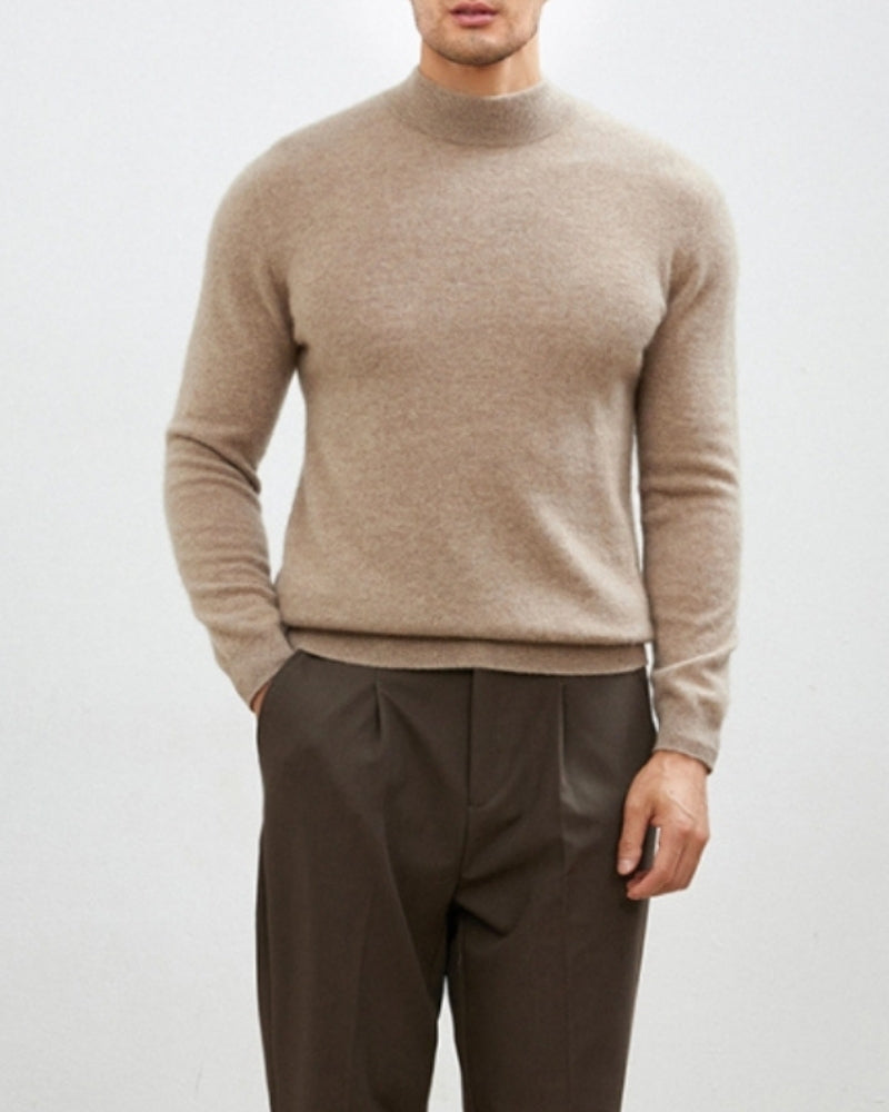 Cashmere Wool Turtleneck - Old Money