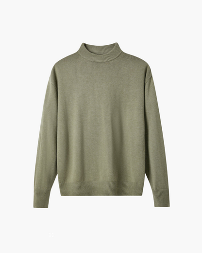 100% Premium Wool Turtleneck - Old Money