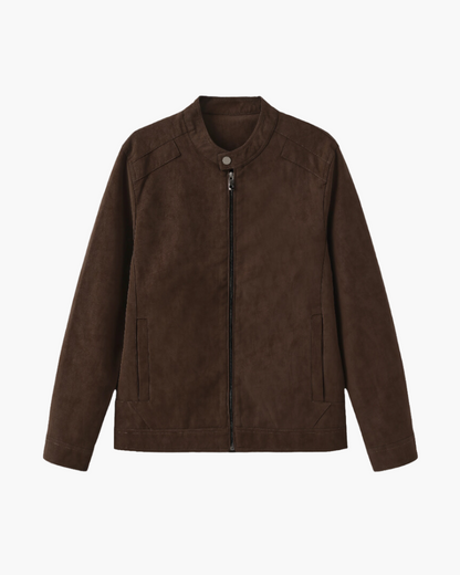 Estate Suede Leather Jacket - Old Money