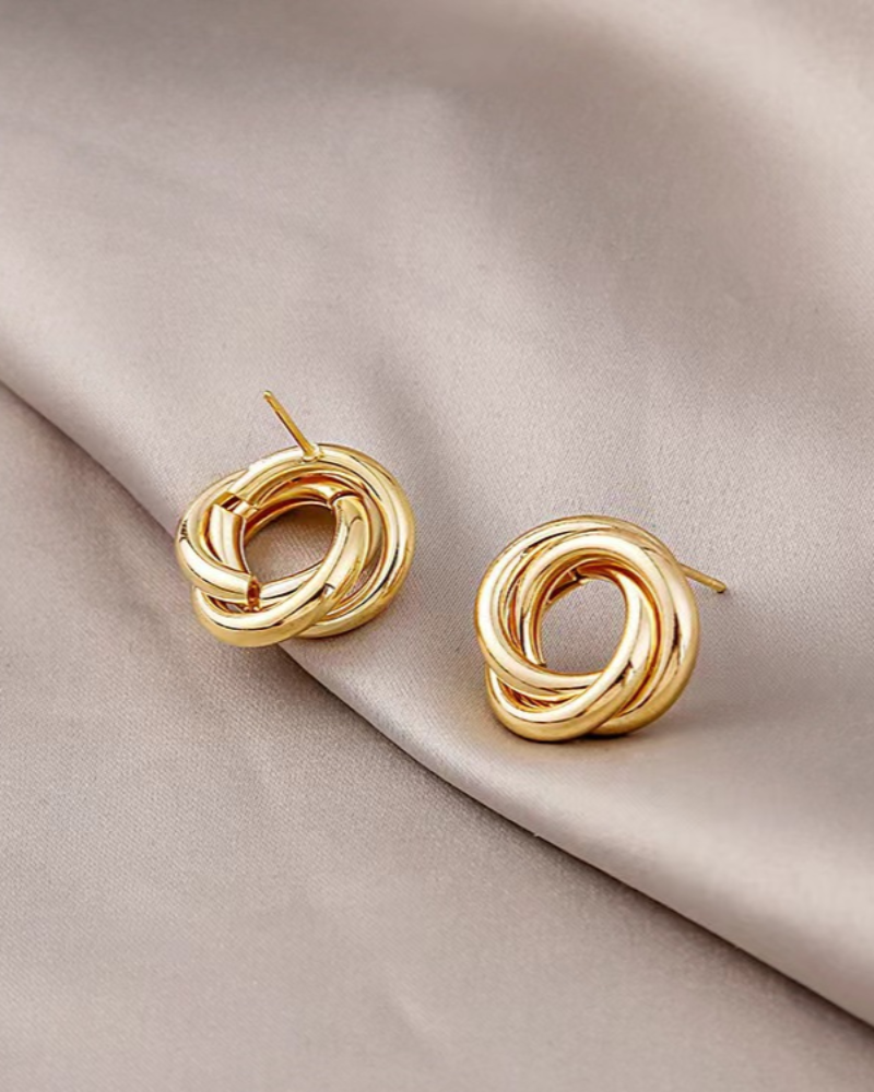 Aurelia Knot Studs - Old Money